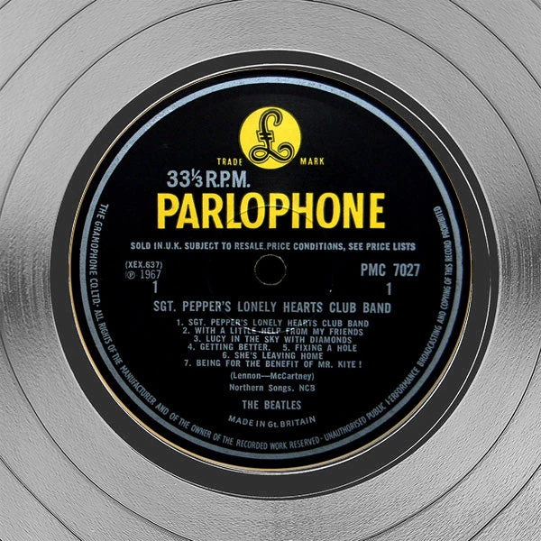 RARE-T The Beatles Sgt. Pepper's Lonely Hearts Club Band Platinum LP Limited Signature Edition Studio Licensed Custom Frame 6 RARE-T The Beatles Sgt. Pepper's Lonely Hearts Club Band Platinum LP Limited Signature Edition Studio Licensed Custom Frame