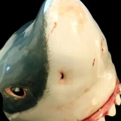 Consignment Ready To Ship! 48 Hour Shipping! Jaws- Hand-Painted Glazed Great White Shark Ceramic Statue Signed By Canadian Artist Mr Bond