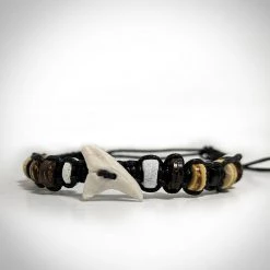 RARE-T Shark Tooth - Authentic Fossilized Shark Tooth Bracelet Ancient Artifacts