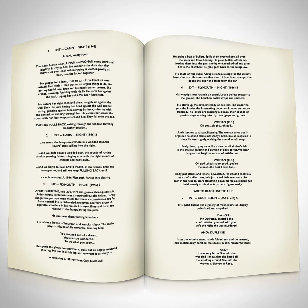 RARE-T Limited Edition Frames Shawshank Redemption Movie Script Limited Signature Edition Studio Licensed Custom Frame 3 RARE-T Limited Edition Frames Shawshank Redemption Movie Script Limited Signature Edition Studio Licensed Custom Frame