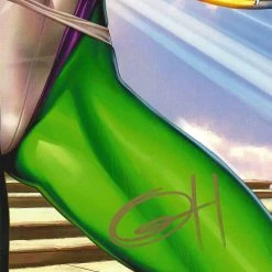 VAULT COLLECTIBLES Signed Memorabilia She Hulk- Hand-Signed Artwork Print By Artist Greg Horn Custom Frame