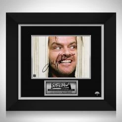 RARE-T Limited Edition Frames The Shining Jack Nicholson Here?s Johnny Photo Limited Signature Edition Studio Licensed Custom Frame