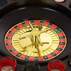 RARE-T Shot Glass Casino Roulette Game Barware & Signs