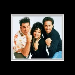 PPC Signed Memorabilia Seinfeld - George Costanza - Beckett Certified Hand-Signed Photo By Jason Alexander Custom Frame