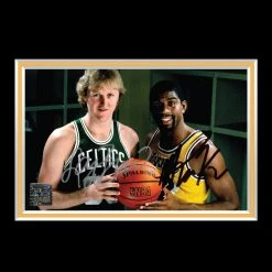 RARE-T Limited Edition Frames Larry Bird & Magic Johnson Photo Limited Signature Edition Studio Licensed Custom Frame 16 RARE-T Limited Edition Frames Larry Bird & Magic Johnson Photo Limited Signature Edition Studio Licensed Custom Frame