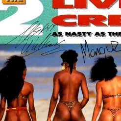 RARE-T 2 Live Crew As Nasty As They Wanna Be LP Cover Limited Signature Edition Studio Licensed Custom Frame