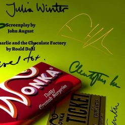 RARE-T Charlie And The Chocolate Factory (2005) Transcript Limited Signature Edition Studio Licensed Custom Frame Limited Edition Frames
