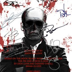 RARE-T Black Mass Script Limited Signature Edition Studio Licensed Custom Frame