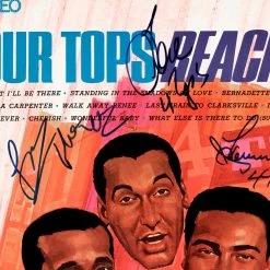 RARE-T Limited Edition Frames Four Tops - Reach Out Platinum LP Limited Signature Edition Studio Licensed Custom Frame