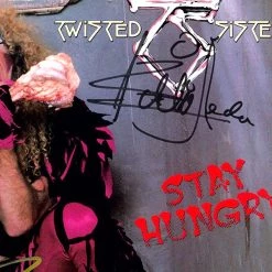 Rare-T Limited Edition Frames Twisted Sister Stay Hungry Gold LP Limited Signature Edition Studio Licensed Custom Frame