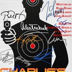 RARE-T Charlie's Angels Script Limited Signature Edition Studio Licensed Custom Frame