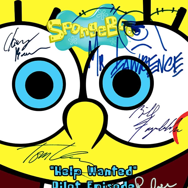RARE-T SpongeBob Squarepants Transcript Limited Signature Edition Studio Licensed Custom Frame 6 RARE-T SpongeBob Squarepants Transcript Limited Signature Edition Studio Licensed Custom Frame