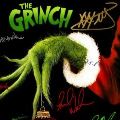 RARE-T The Grinch Transcript Limited Signature Edition Studio Licensed Custom Frame