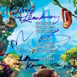 RARE-T The Croods Script Limited Signature Edition Studio Licensed Custom Frame