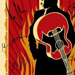 RARE-T Limited Edition Frames Walk The Line Script Limited Signature Edition Studio Licensed Custom Frame