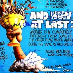 RARE-T Monty Python And The Holy Grail Mini Poster Limited Signature Edition Studio Licensed Custom Frame Limited Edition Frames