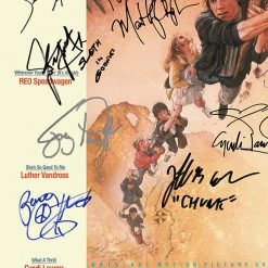 RARE-T NEW The Goonies - Original Motion Picture Soundtrack Platinum LP Limited Signature Edition Studio Licensed Custom Frame