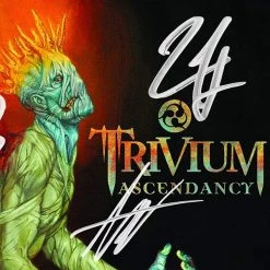 RARE-T Trivium - Ascendancy Platinum LP Limited Signature Edition Studio Licensed Custom Frame Limited Edition Frames 14 RARE-T Trivium - Ascendancy Platinum LP Limited Signature Edition Studio Licensed Custom Frame Limited Edition Frames