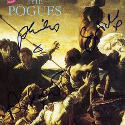 Rare-T Limited Edition Frames The Pogues - Rum Sodomy & The Lash Platinum LP Limited Signature Edition Studio Licensed Custom Frame