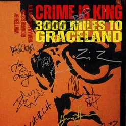 RARE-T 3000 Miles To Graceland Transcript Limited Signature Edition Studio Licensed Custom Frame
