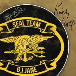 RARE-T G.I. Jane Script Limited Signature Edition Studio Licensed Custom Frame