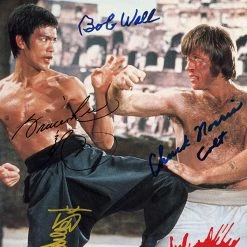 RARE-T Limited Edition Frames The Way Of The Dragon Mini Poster Limited Signature Edition Studio Licensed Custom Frame