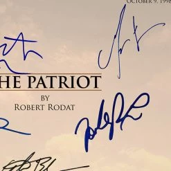 RARE-T Limited Edition Frames The Patriot Script Limited Signature Edition Studio Licensed Custom Frame