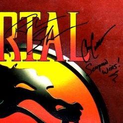 RARE-T Limited Edition Frames Mortal Kombat Script Limited Signature Edition Studio Licensed Custom Frame