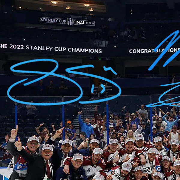 RARE-T Colorado Avalanche 2022 Stanley Cup Champions Photo Limited Signature Edition Licensed Custom Frame NEW 4 RARE-T Colorado Avalanche 2022 Stanley Cup Champions Photo Limited Signature Edition Licensed Custom Frame NEW