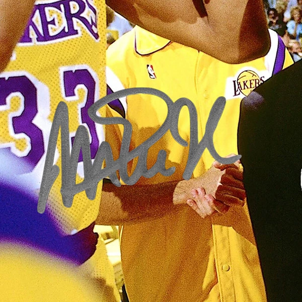 RARE-T Los Angeles Lakers - Kareem Abdul-Jabbar, Pat Riley & Magic Johnson Photo Limited Signature Edition Studio Licensed Custom Frame 6 RARE-T Los Angeles Lakers - Kareem Abdul-Jabbar, Pat Riley & Magic Johnson Photo Limited Signature Edition Studio Licensed Custom Frame