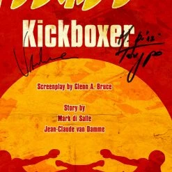 RARE-T Kickboxer Transcript Limited Signature Edition Studio Licensed Custom Frame Limited Edition Frames