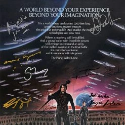 RARE-T Limited Edition Frames Dune Mini Poster Limited Signature Edition Studio Licensed Custom Frame