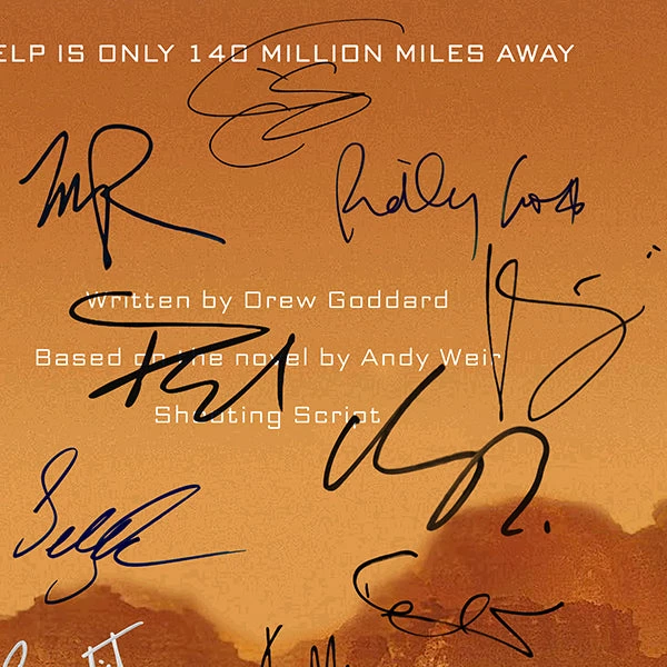 RARE-T Limited Edition Frames The Martian Script Limited Signature Edition Studio Licensed Custom Frame 5 RARE-T Limited Edition Frames The Martian Script Limited Signature Edition Studio Licensed Custom Frame