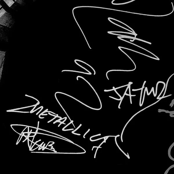 RARE-T Metallica - Black Gold LP Limited Signature Edition Studio Licensed Custom Frame 4 RARE-T Metallica - Black Gold LP Limited Signature Edition Studio Licensed Custom Frame