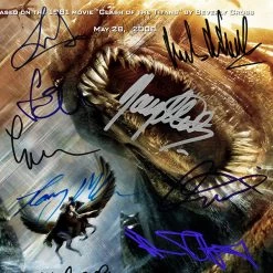 RARE-T Limited Edition Frames Clash Of The Titans Script Limited Signature Edition Studio Licensed Custom Frame