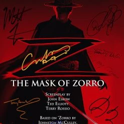 RARE-T The Mask Of Zorro Script Limited Signature Edition Studio Licensed Custom Frame 15 RARE-T The Mask Of Zorro Script Limited Signature Edition Studio Licensed Custom Frame