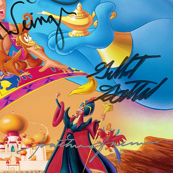 RARE-T Gold & Platinum Records Aladdin 1992 - Original Motion Picture Soundtrack Gold LP Limited Signature Edition Studio Licensed Custom Frame 5 RARE-T Gold & Platinum Records Aladdin 1992 - Original Motion Picture Soundtrack Gold LP Limited Signature Edition Studio Licensed Custom Frame