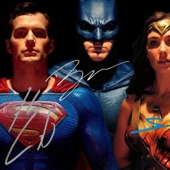 RARE-T Justice League Mini Poster Limited Signature Edition Studio Licensed Custom Frame