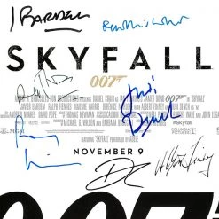 RARE-T Skyfall Mini Poster Limited Signature Edition Studio Licensed Custom Frame