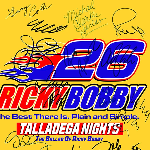 RARE-T NEW Talladega Nights The Ballad Of Ricky Bobby Script Limited Signature Edition Studio Licensed Custom Frame 6 RARE-T NEW Talladega Nights The Ballad Of Ricky Bobby Script Limited Signature Edition Studio Licensed Custom Frame