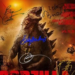 RARE-T Limited Edition Frames Godzilla 2014 Script Limited Signature Edition Studio Licensed Custom Frame
