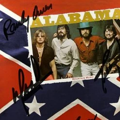 RARE-T Limited Edition Frames Alabama - Mountain Music Platinum LP Limited Signature Edition Studio Licensed Custom Frame