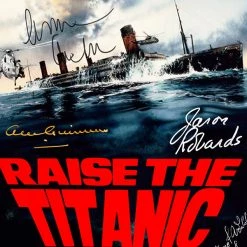 RARE-T Raise The Titanic 1980 Transcript Limited Signature Edition Studio Licensed Custom Frame Limited Edition Frames