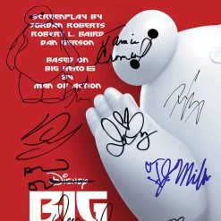 RARE-T Big Hero 6 Transcript Limited Signature Edition Studio Licensed Custom Frame Limited Edition Frames