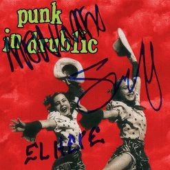 RARE-T NOFX - Punk In Drublic Platinum LP Limited Signature Edition Studio Licensed Custom Frame