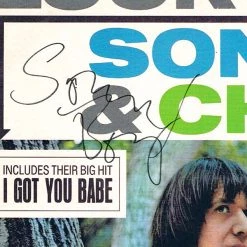 RARE-T Sonny & Cher - Look At Us Platinum LP Limited Signature Edition Studio Licensed Custom Frame Limited Edition Frames