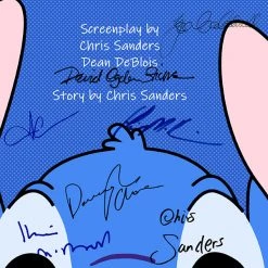 RARE-T Limited Edition Frames Lilo & Stitch Transcript Limited Signature Edition Studio Licensed Custom Frame