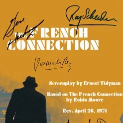 RARE-T The French Connection Script Limited Signature Edition Studio Licensed Custom Frame Limited Edition Frames