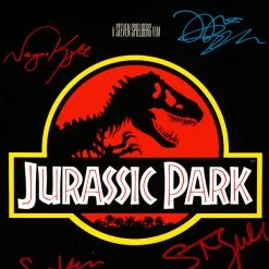 RARE-T Limited Edition Frames Jurassic Park Movie Mini Poster Limited Signature Edition Studio Licensed Custom Frame