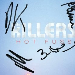 RARE-T The Killers - Hot Fuss Platinum LP Limited Signature Edition Studio Licensed Custom Frame